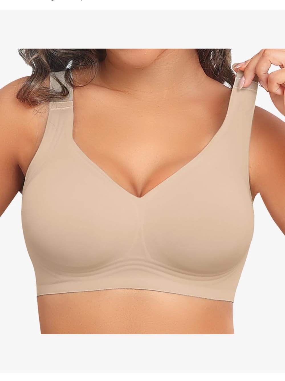 Strapless Nude Support Bra — Smooth Seamless Design